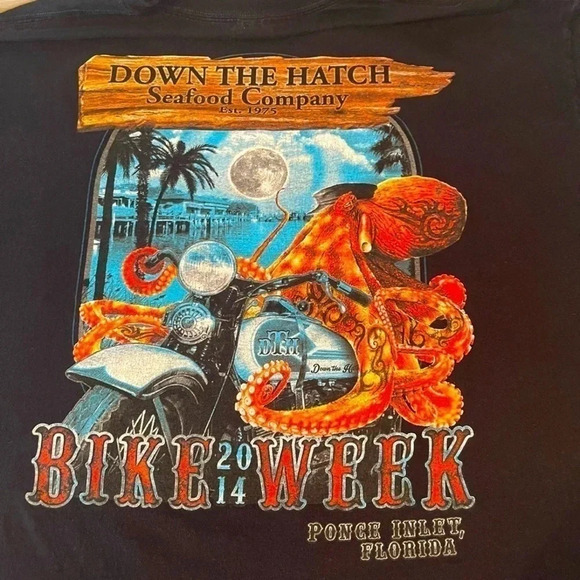 BIKE Week 2014 T-shirt from Ponce Inlet, Florida. - Picture 4 of 8